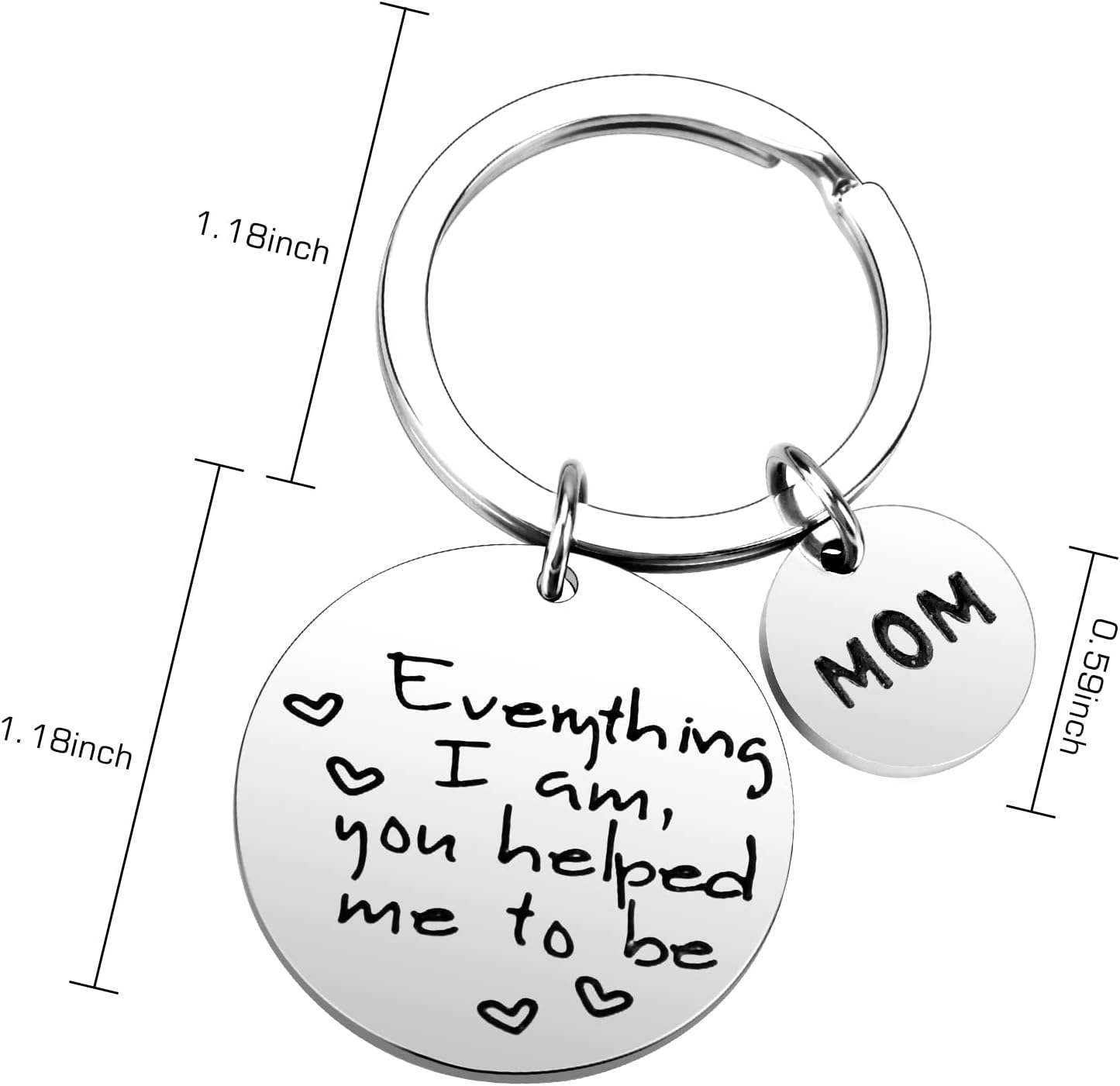 Mothers Day Mom Gifts from Daughter Son Kids Husband,Mothers Day Keychain Gift for Mom Wife Mama Stepmom Newmom