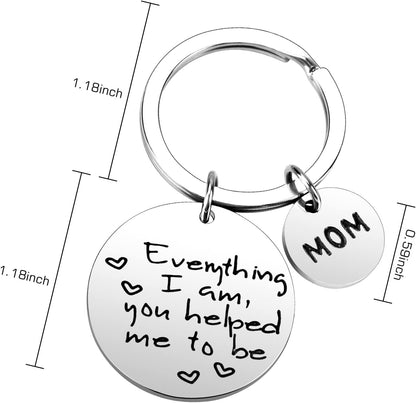 Mothers Day Mom Gifts from Daughter Son Kids Husband,Mothers Day Keychain Gift for Mom Wife Mama Stepmom Newmom
