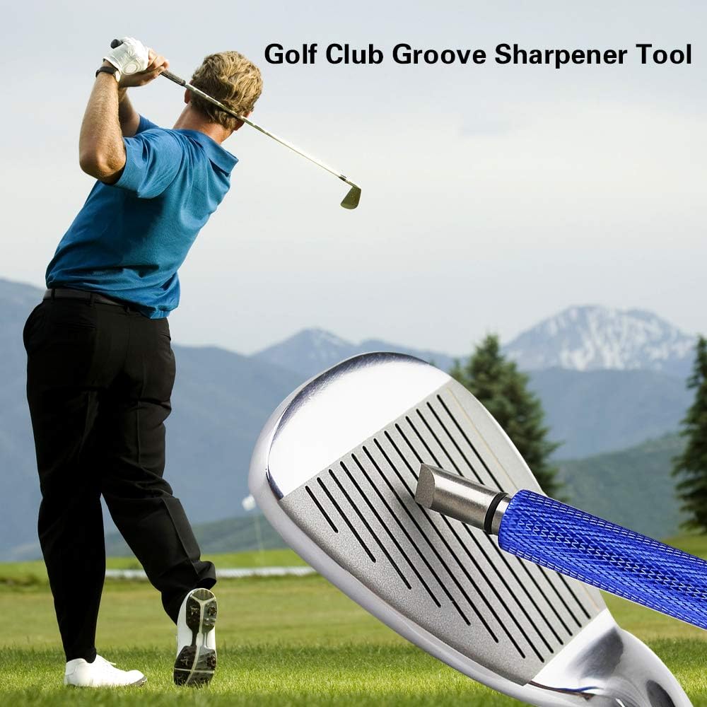 Golf Club Groove Sharpening Tool - Generate Optimal Backspin - Suitable for U & V-Grooves