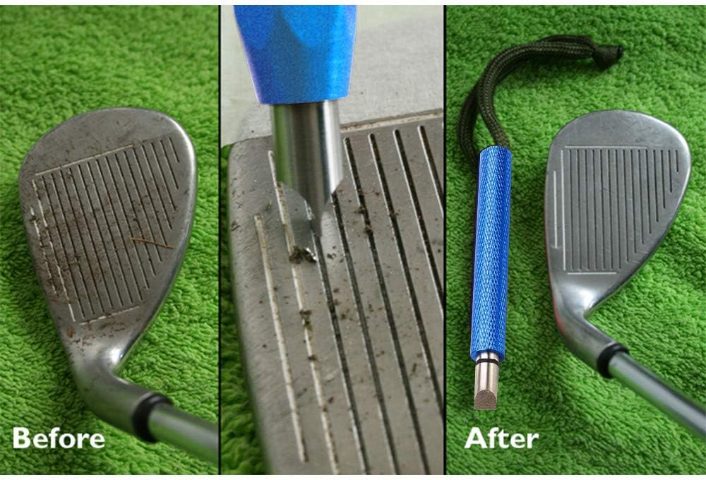 Golf Club Groove Sharpening Tool - Generate Optimal Backspin - Suitable for U & V-Grooves