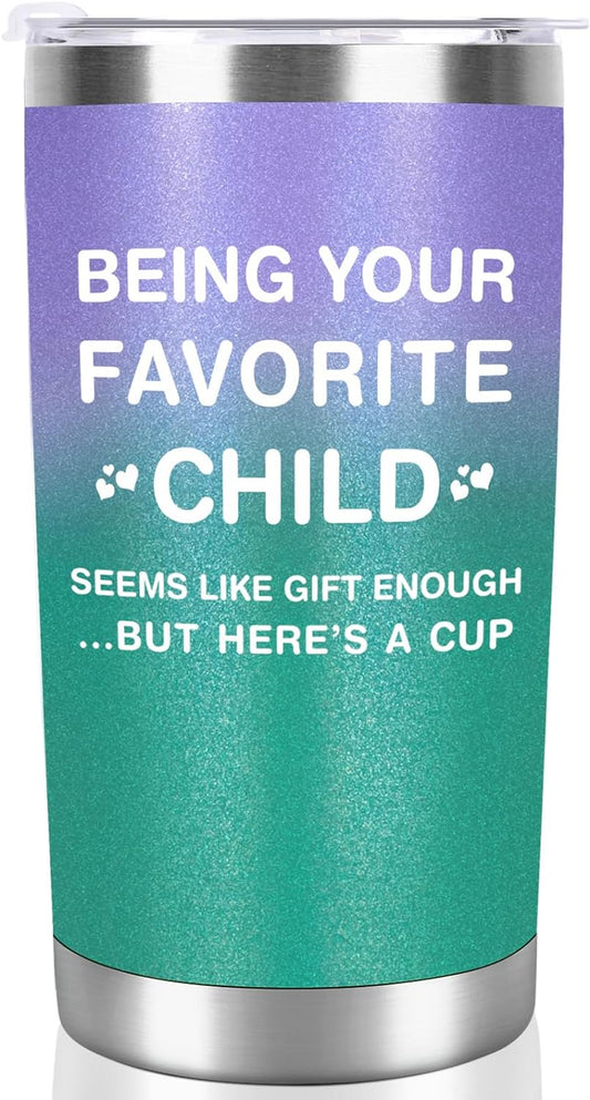 Mothers Day Mom Gifts from Daughter Son, 20 OZ Tumbler with Lid and Straw 