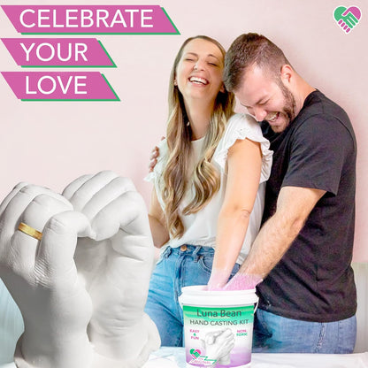 Cherish Our Love Hand Casting Kit - Unique Cast Kit Mold Kit for Her, Him