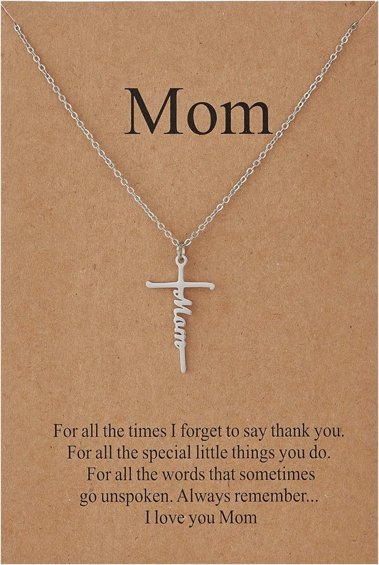 Faith Cross Necklace for Women Religious Gifts for Women Christian Jewelry Gifts for Women