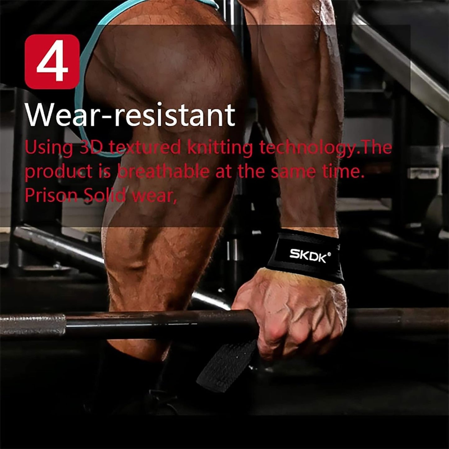 Neoprene Cushioned Wrist Straps: Elevate Your Workouts! - Black